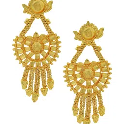 DZINETRENDZ Floral Drop Earrings image 4