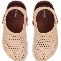 Toothless Back Strap Closure Solid Colour Clogs - Beige-picture-33