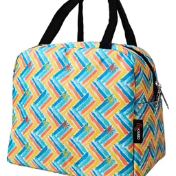 KARBD Insulated Lunch Box Bag with Aluminium Foil Insulation - Multicolour, Sunny Vibes Design-picture-23
