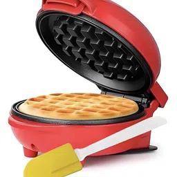 ARCADE TOYS Mini Round Waffle Maker, Non-Stick Belgian Waffle Maker for Home & Kids Birthdays (Colour May Vary) image 2