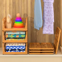 Kuber Industries White Set of 6 Reusable Drawer Organiser Organisers image 4