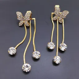 PolluxCraft Women Contemporary Drop Earrings With Artificial Stones-image-58