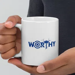 Mr UVD White Ceramic Cup image 4