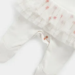 mothercare Girls Embroidered Sleepsuit image 3