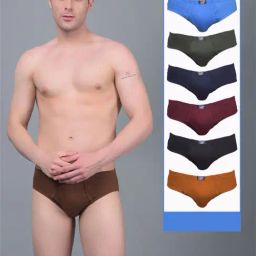 Dollar Lehar Assorted Cotton Regular Fit Briefs - Pack Of 7-picture-47