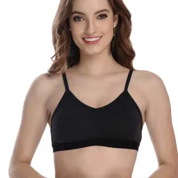 AROUSY Black & Red Cotton Beginner's Bras - Pack Of 6 image 5