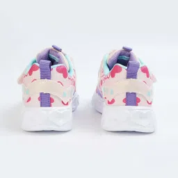 Fame Forever by Lifestyle Kids Pink & Blue Velcro Shoes image 5