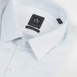 Arrow Light Green Cotton Slim Fit Checks Shirt image 5