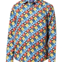 Jack & Jones Junior Multicolor Cotton Printed Full Sleeves Shirt image 5