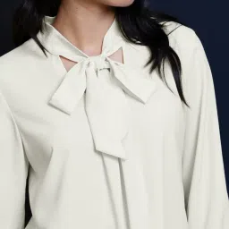 Zink London White Regular Fit Top image 5