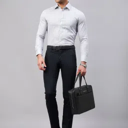 Louis Stitch White Cotton Regular Fit Printed Shirt image 5