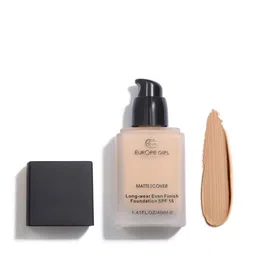 EUROPE GIRL Matte Cover Long Wear Even Finish Foundation SPF15 40ml - Shade 130 image 2