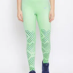 Clovia Green Printed Tights-image-46