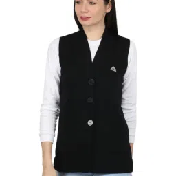 Monte Carlo Black Wool Open Front Cardigan-picture-32