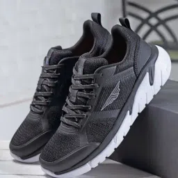 Red Tape Men's Black Walking Shoes-picture-24
