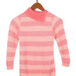 Monte Carlo Kids Pink Self Design Full Sleeves Top-image-39