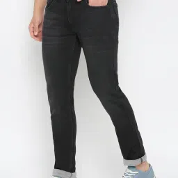 Spykar Carbon Black Slim Fit Low Rise Jeans-picture-20