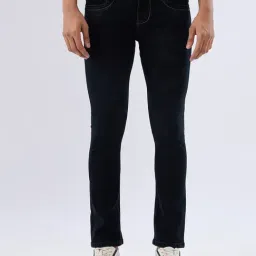 Spykar Black Cotton Slim Fit Jeans-picture-23
