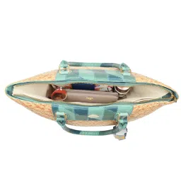 Baggit Green Woven Large Tote image 5