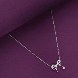 Kai Jewel Sterling Silver Stunning Bow Necklace-picture-33