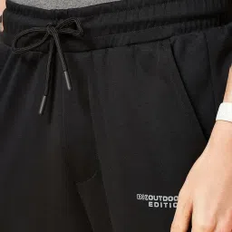 Ajile by Pantaloons Jet Black Regular Fit Joggers image 5