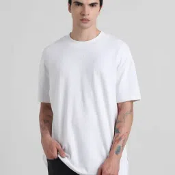 Produkt By Jack & Jones Brilliant White Cotton Slim Fit T-Shirt-picture-31