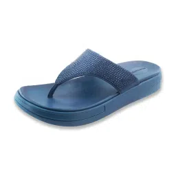 Red Tape Women's Navy Flip Flops image 5