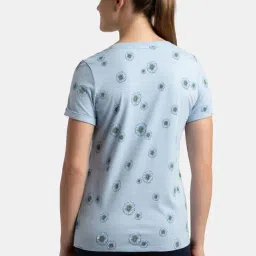 Jockey A144 Women's Super Combed Cotton Printed Relaxed Fit Short Sleeve T-Shirt (Prints May Vary) image 2