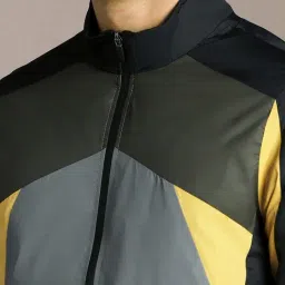 Louis Philippe Grey Regular Fit Printed Jacket image 4