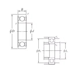 KOYO Deep Groove Ball Bearing, Inner Dia 460 mm, Outer Dia 580 mm, Width 56 mm, 6892 image 2