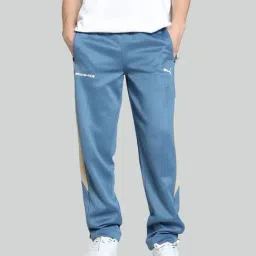 Puma Blue Regular Fit Sports Joggers-image-94