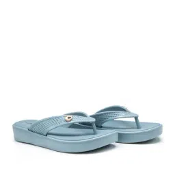 Asian Women's INDIGO-19 Blue Flip Flops image 2