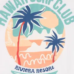 Pantaloons Junior Bright White White T-Shirt image 5