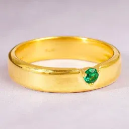 GIVA 925 Sterling Silver Golden Ring for Men-image-46