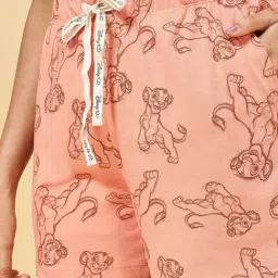 Dreamz by Pantaloons Peach Cotton Printed Shorts image 5