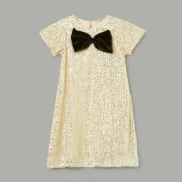 Fame Forever by Lifestyle Girls Gold Embellished Dress-picture-20