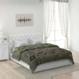 Monte Carlo Green Polyester 900 GSM Winter Blanket-picture-23