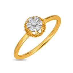 Kisna Diamond & Gold Jewellery Roise 18k (750) Diamond & Gold Ring For Women-picture-31