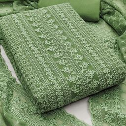 Rangtulika Ethnics Embroidered Unstitched Dress Material-picture-26