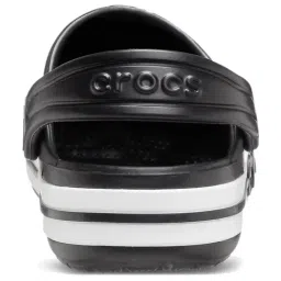 Crocs Kids Bayaband Black Back Strap Clogs image 5