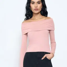 Sf Jeans By Pantaloons Pink Slim Fit Top-picture-29