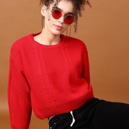 V-Mart Women Cable Knit Pullover-picture-38