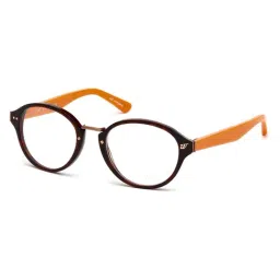 WEB EYEWEAR Havana Round Unisex Eye Frames-image-47