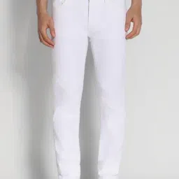 American Eagle White Slim Fit Jeans-picture-13