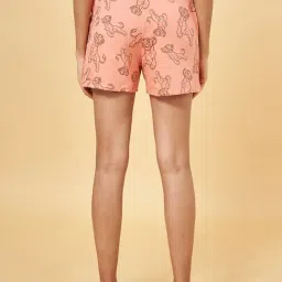 Dreamz by Pantaloons Peach Cotton Printed Shorts image 2
