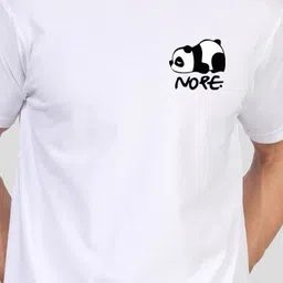 Greylongg Men Typography Printed Applique T-shirt image 2