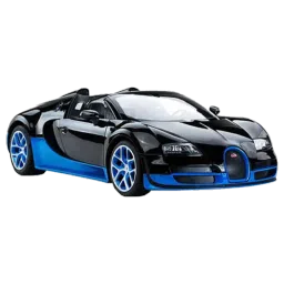 skywater Bugatti Veyron 16.4 Grand Vitesse 1: 14 Remote Controlled Car (Black/Blue) image 3