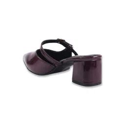 Shoetopia Women's Red Mules image 4