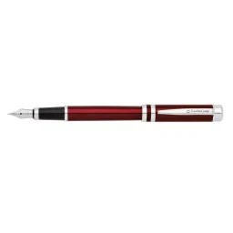 Franklin Covey Fountain Pen With Ink Color Red Chrome Closure Snap, Fc0036-3Ms-image-2