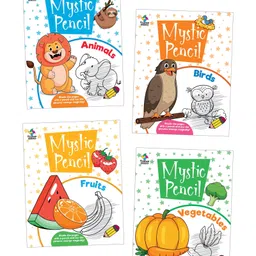 pinwheel books Mystic Pencil, Animals, Birds, Fruits, Vegetables, Set of 4 Books - English-picture-19